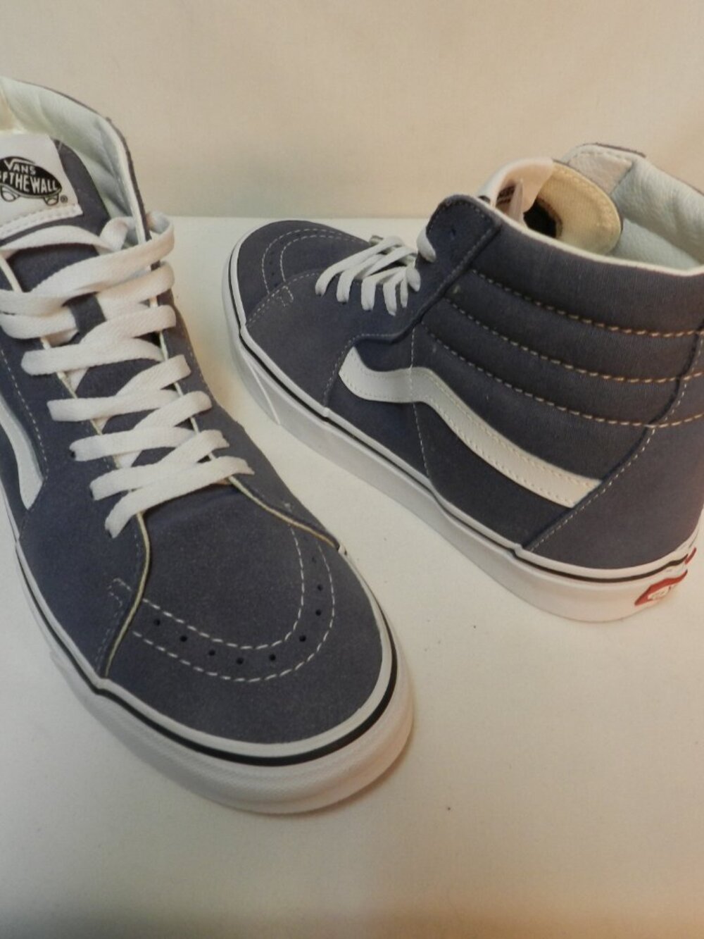 VANS Sk8-Hi high top sneakers trainers tennis shoes Blue Granite NEW Size 9.5